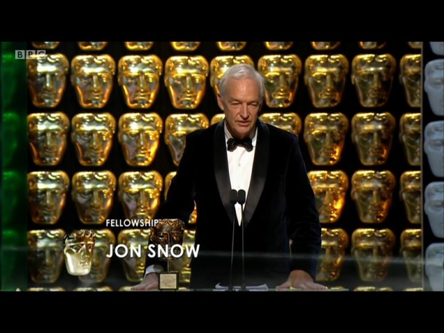 Jon Snow - BAFTA Fellowship 2015