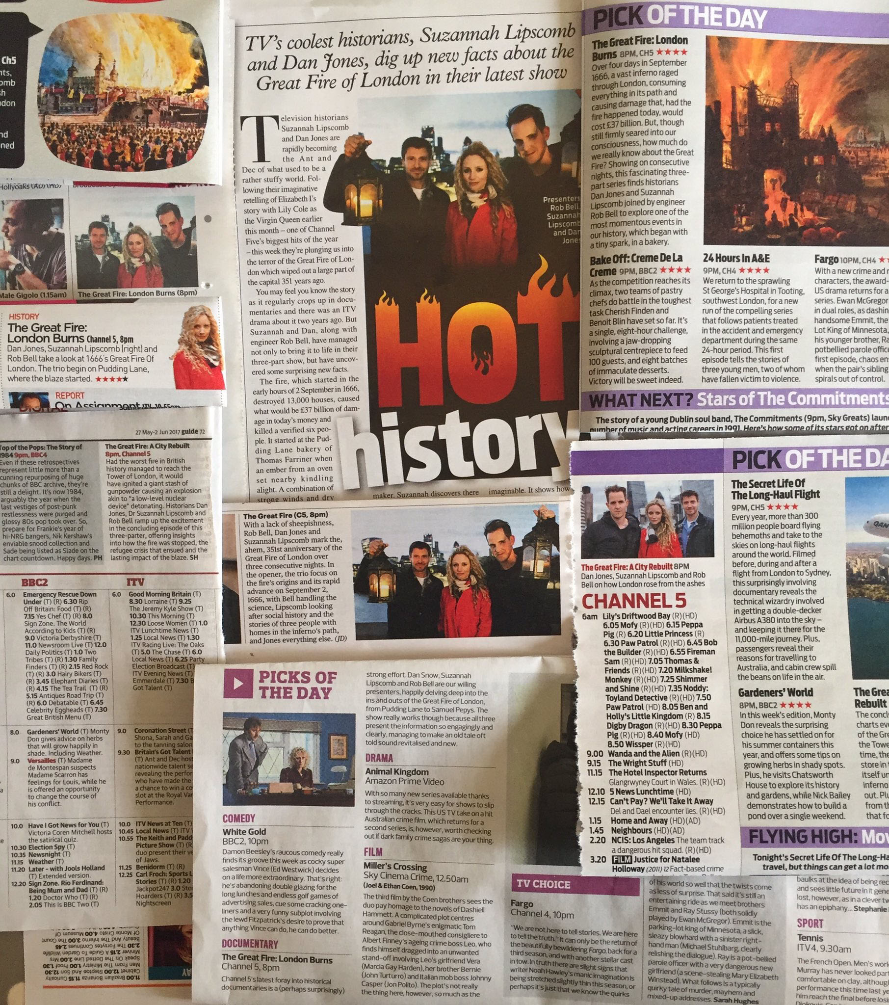 Pick of the day collage